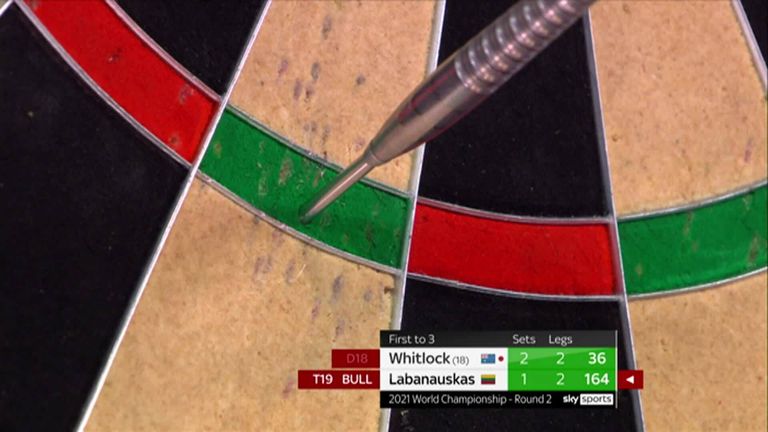 An incredible 164 finish from 'Lucky D' helped him force a deciding set