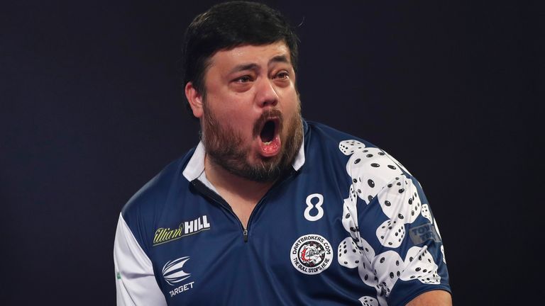 Danny Baggish caused a major shock at the Wold Darts Championship by knocking out Adrian Lewis. Here's a look back at best of the afternoon action...