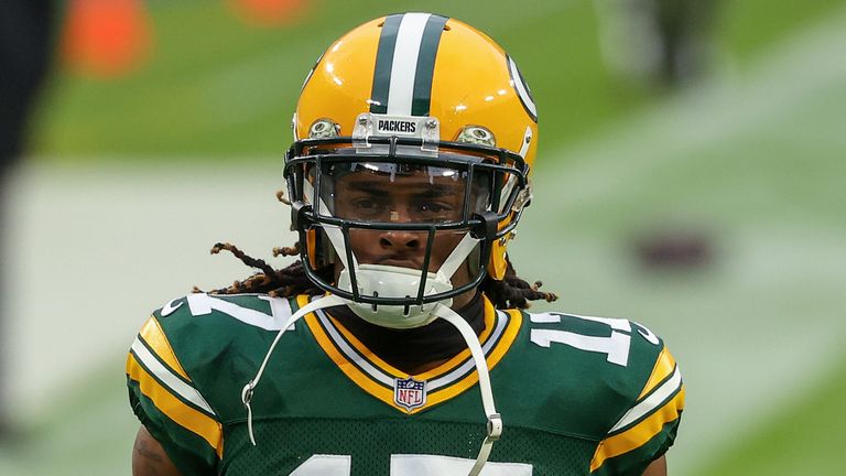 Davante Adams has 91 catches for 1,144 yards and 14 touchdowns in 11 games so far this season