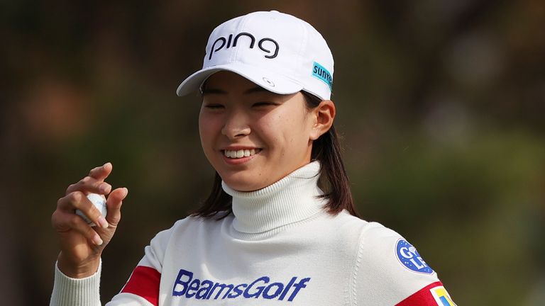 Hinako Shibuno is only the second player from Japan to lead after 54 holes