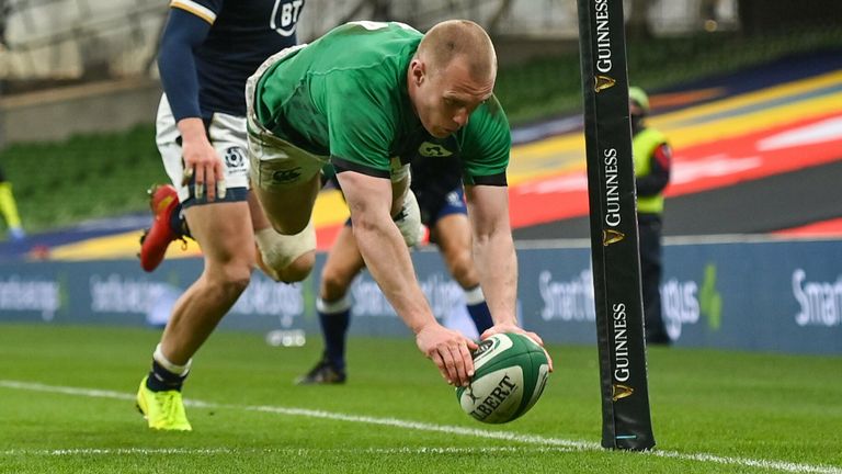 Keith Earls scored twice as Ireland wrapped up third place in the Autumn Nations Cup following a strong victory over Scotland in Dublin