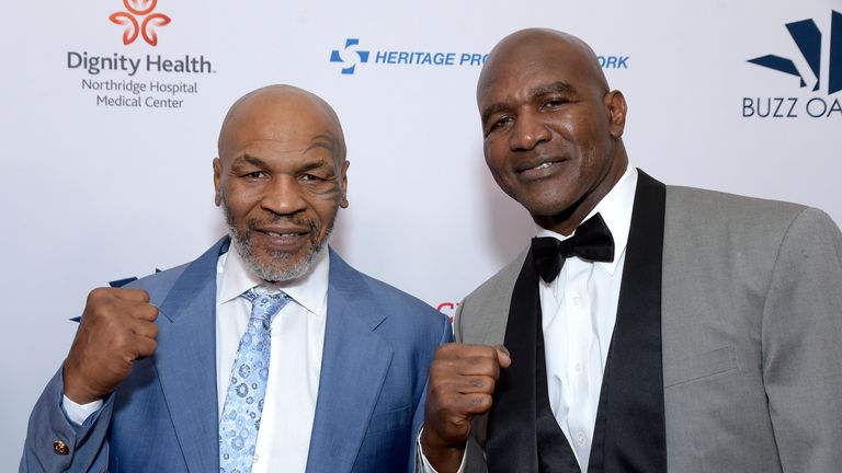 Evander Holyfield has called up Mike Tyson following his exhibition comeback against Roy Jones Jr last Saturday.