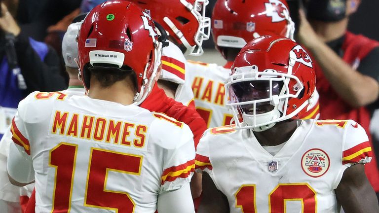 Patrick Mahomes and Tyreek Hill have both been selected as Pro Bowl starters