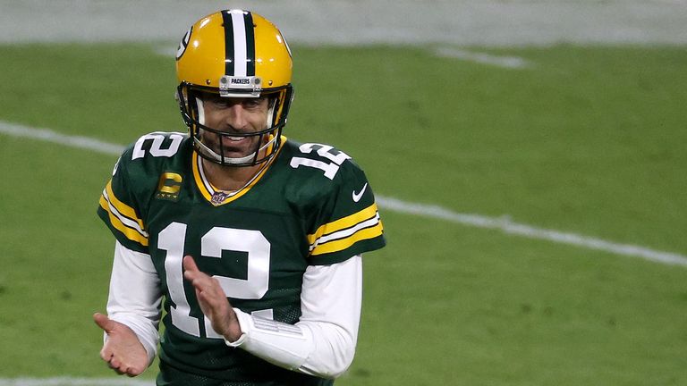 Aaron Rodgers of the Green Bay Packers is in contention for the league MVP award in 2020
