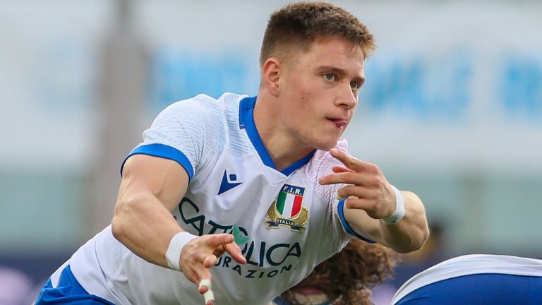 Stephen Varney was part of the Italy U20 side that beat Wales in this year's Six Nations