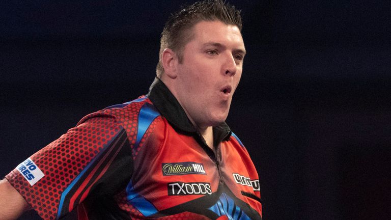 Daryl Gurney survived a scare to reach the third round at Ally Pally