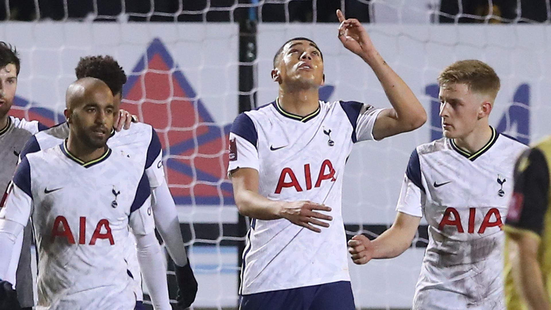 Vinicius hat-trick as Spurs end Marine's FA Cup dream