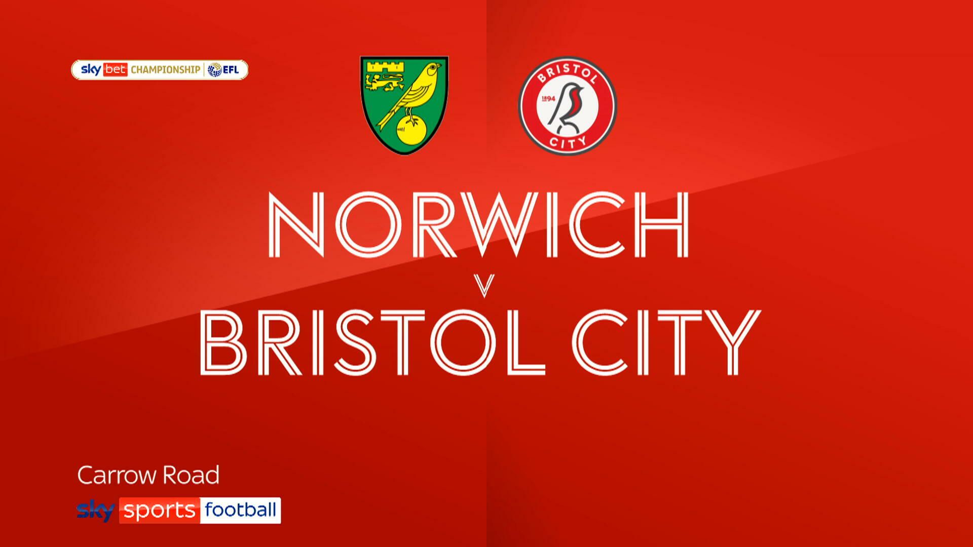 Norwich 2-0 Bristol City