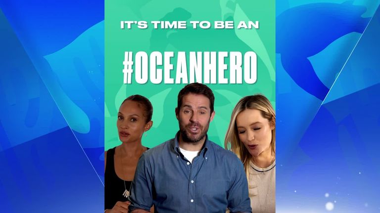 Sky Sports stars are supporting a joint campaign from Sky Ocean Rescue and WWF to promote ocean health as a key part of the battle against climate change