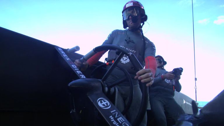 Step onboard BRITANNIA with grinder David 'Freddie' Carr and learn more about the roles that make her fly. Courtesy of INEOS TEAM UK