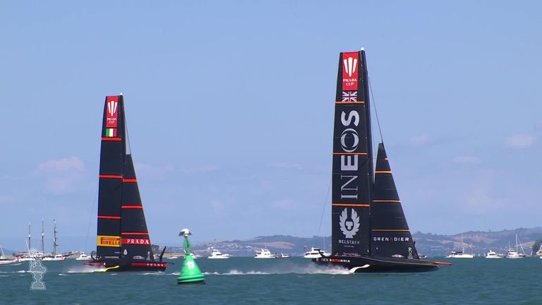 INEOS TEAM UK made it a perfect day with two wins from two by beating the Italian outfit, Luna Rossa Prada Pirelli Team
