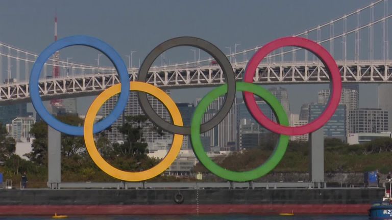 Sky News reporter Martha Kelner looks closer at the debate as to whether Olympic athletes be given priority access to coronavirus vaccines to save the Tokyo Games from cancellation