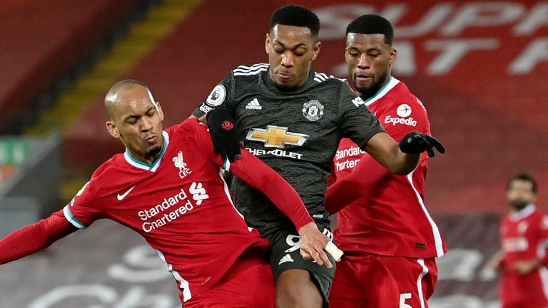Liverpool vs Man Utd player ratings: Fabinho and Alisson bail out champions | Football News ...