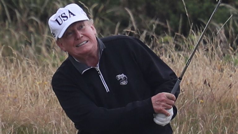 American PGA unveils Donald Trump's Bedminster course on hosting rights earlier this month