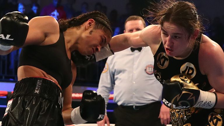 McCaskill insists she nearly KO'd Taylor with a left hook