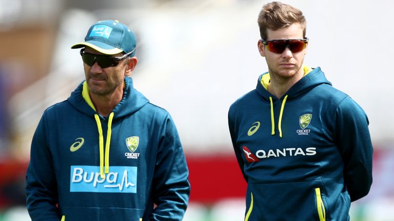 Australia coach Justin Langer has endorsed Steve Smith (pictured) and Captain Paine