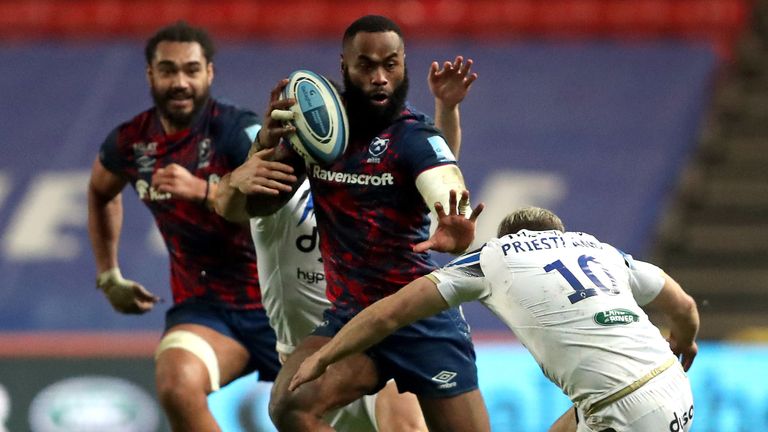 Semi Radradra was among the try-scorers for Bristol against Bath