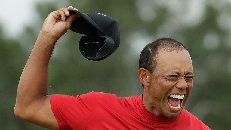 Woods finished a shot clear of Tony Finau, Dustin Johnson and Xander Schauffele at the 2019 Masters