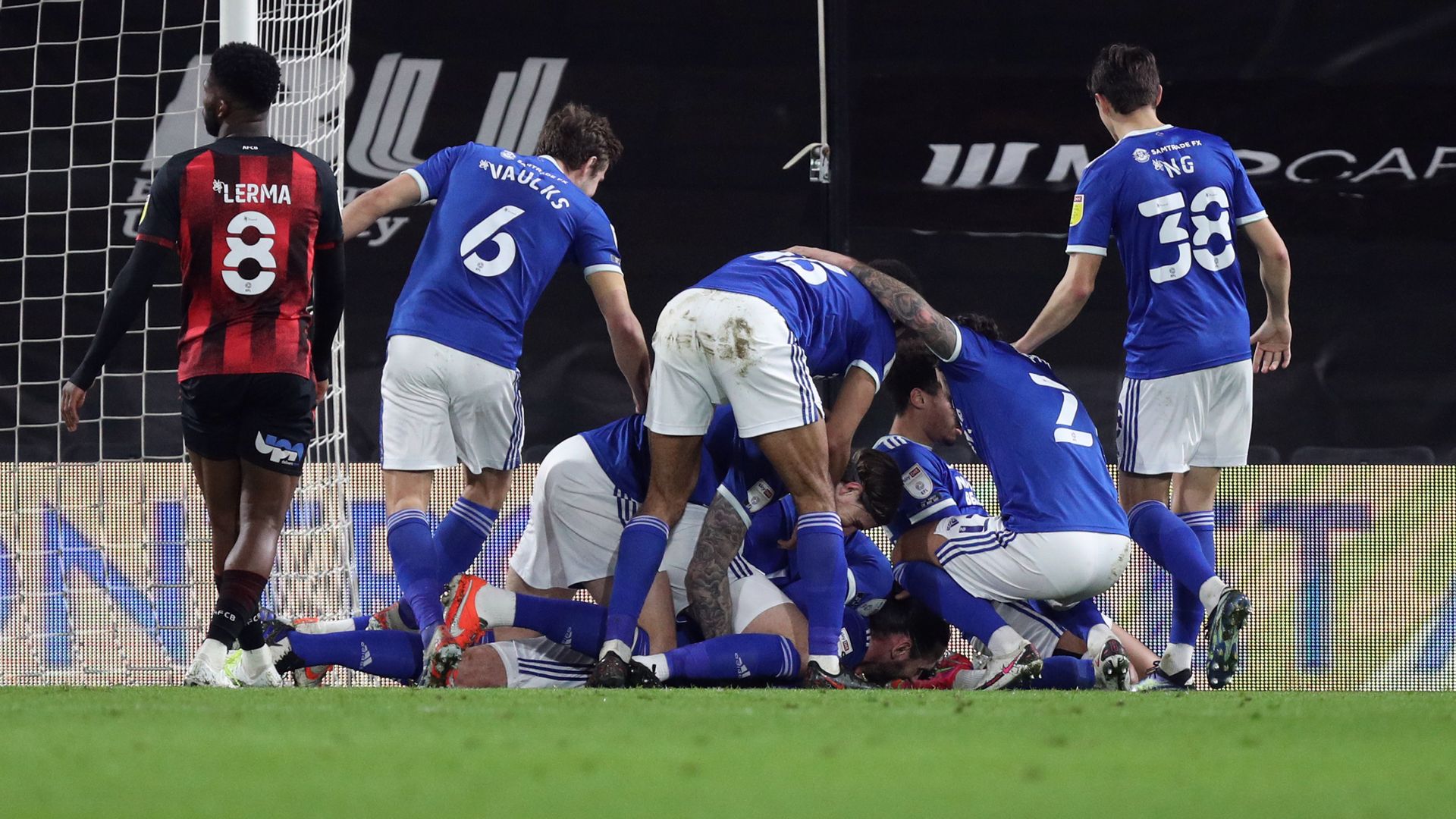 Cardiff beat Bournemouth to leapfrog them into top six