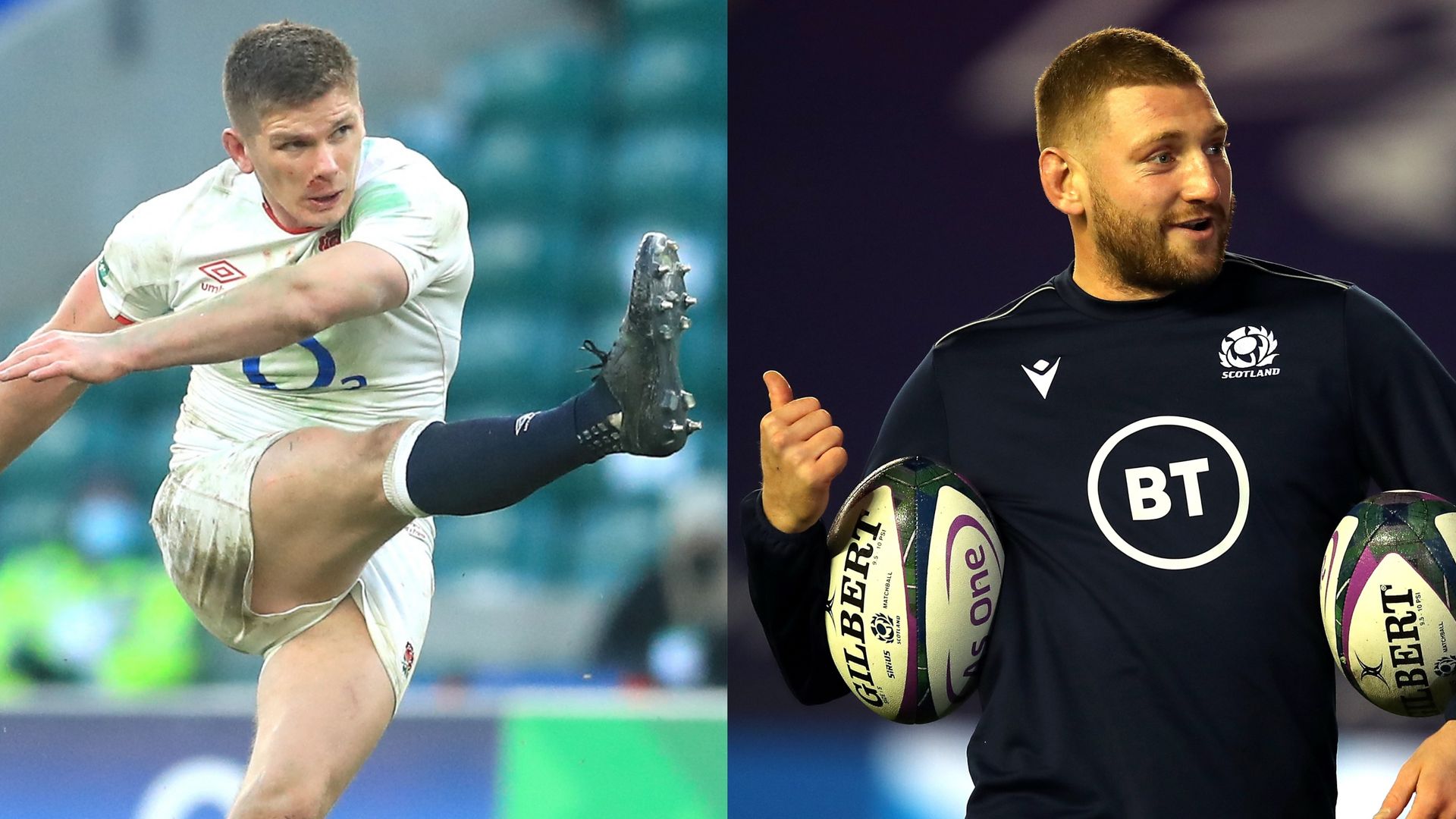 6N key battle: Owen Farrell vs Finn Russell