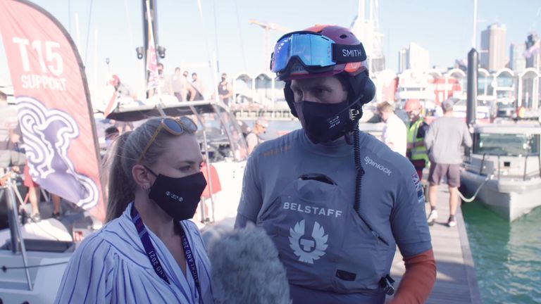 Sir Ben Ainslie analyses races five and six of the PRADA Cup Final series and says that INEOS TEAM UK need to survive on Sunday in order to reach the stronger wind conditions