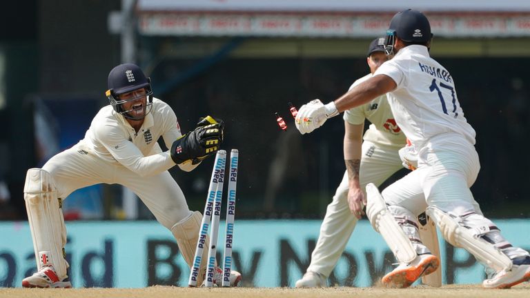 Ben Foakes is the best out and out gloveman of the contenders (Pic credit: BCCI)