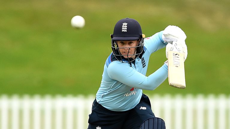 Tammy Beaumont became the sixth woman to exceed 2,500 ODI runs for England during the New Zealand series