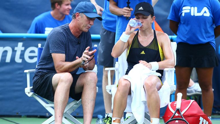 Cahill es la entrenadora de Simona Halep (Foto de Chaz Niell / Icon Sportswire) (Icon Sportswire vía AP Images)