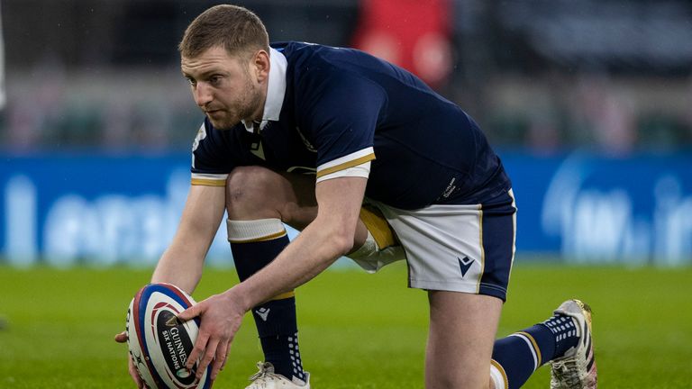 Finn Russell kicked the first points on six minutes as Scotland started the better 