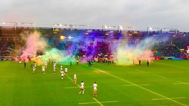 Vibrant colours and powerful messaging helped to make the matchday experience extra special at The Stoop