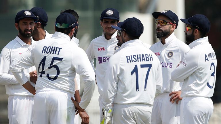 India took two quick wickets to put England under pressure just before lunch (Pic credit: BCCI)