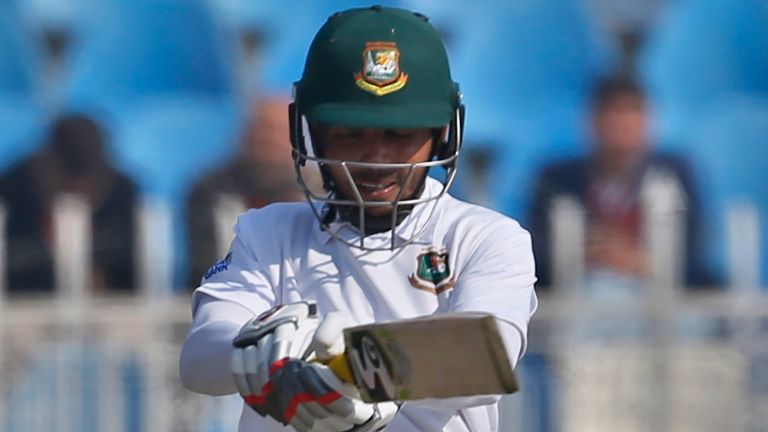 Captain Mominul Haque scored a record 10th Test hundred for Bangladesh