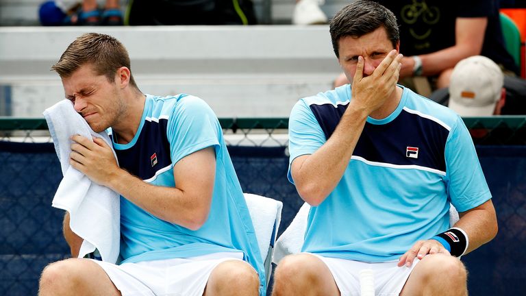 Neal and Ken Skupski made it through to the second round of the Australian Open men's doubles