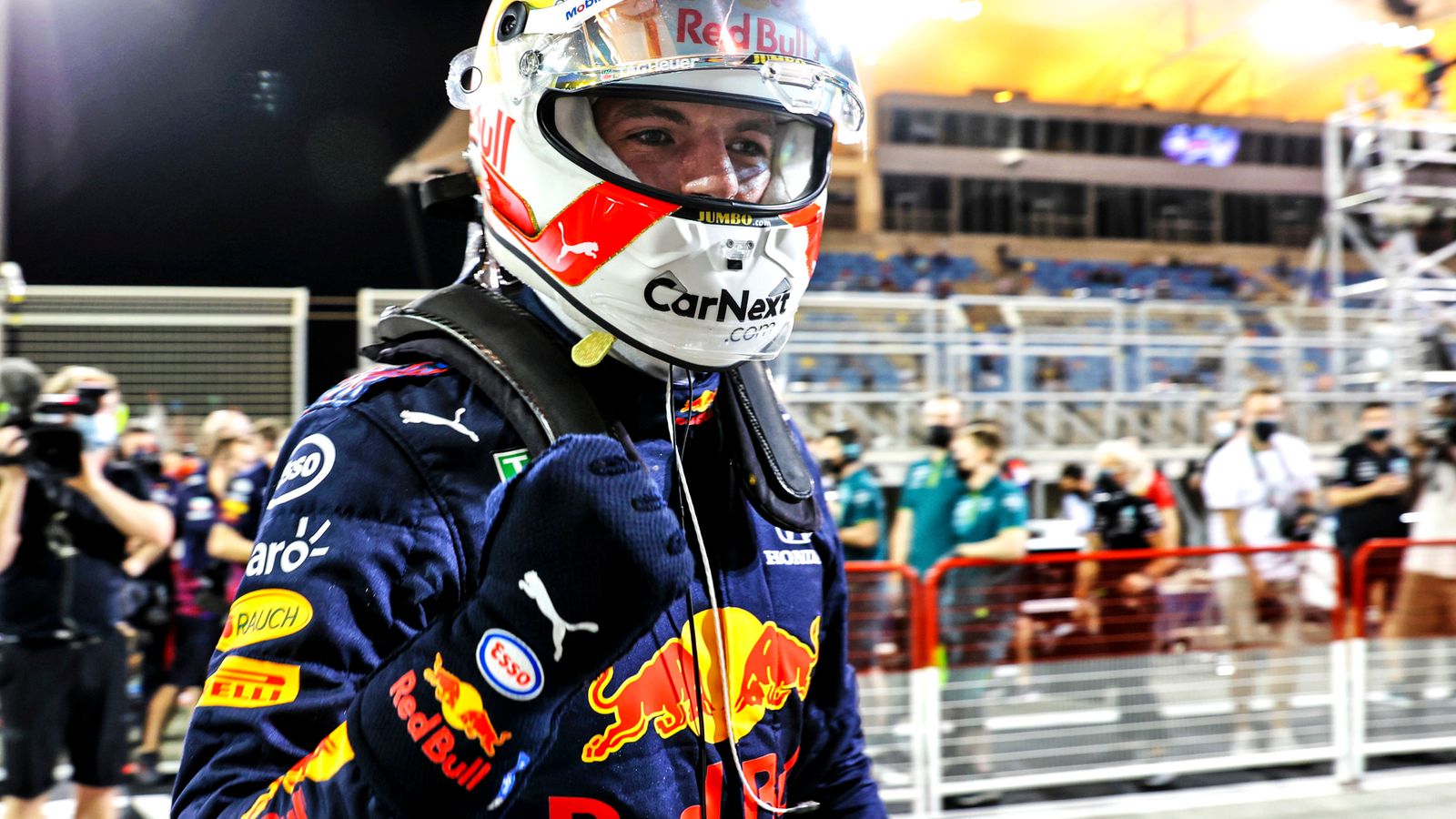 Bahrain GP: Max Verstappen beats Lewis Hamilton to first pole of F1 ...