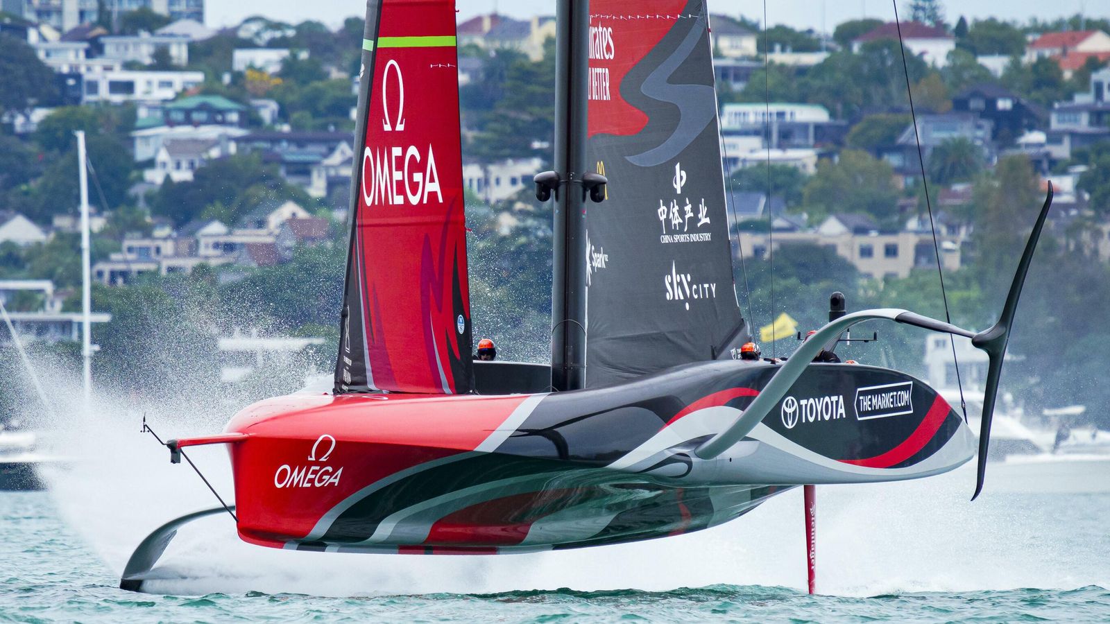 36th America's Cup Emirates Team New Zealand move one win away from