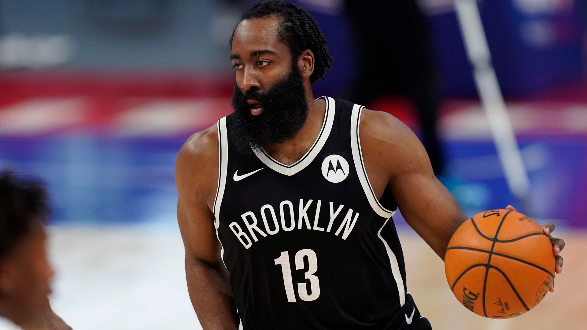 Harden hits 44 points as Nets hold off Pistons