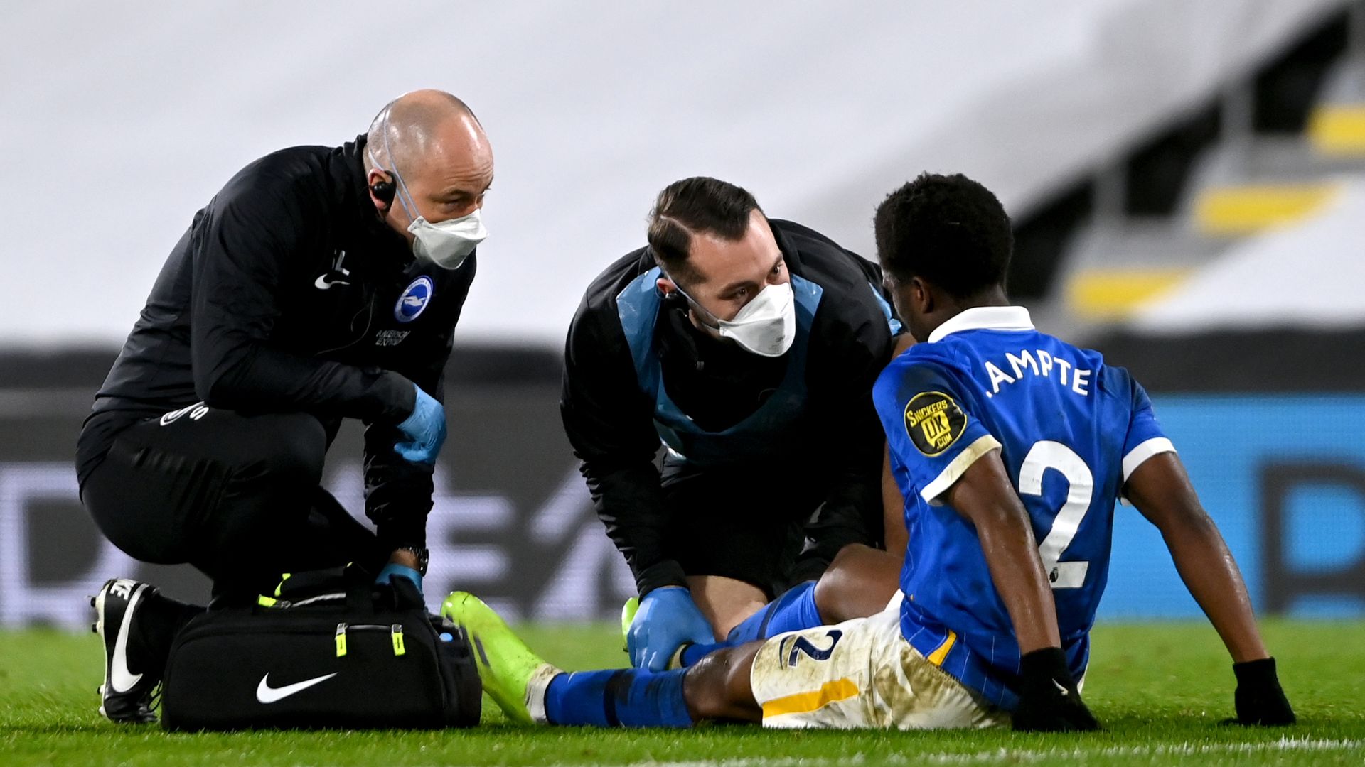 Brighton lose injured Lamptey for rest of season