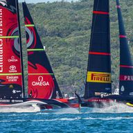 There's nothing between the two competitiors on the scoreboard in the 36th America's Cup Match (Image - ACE 36 | Studio Borlenghi)
