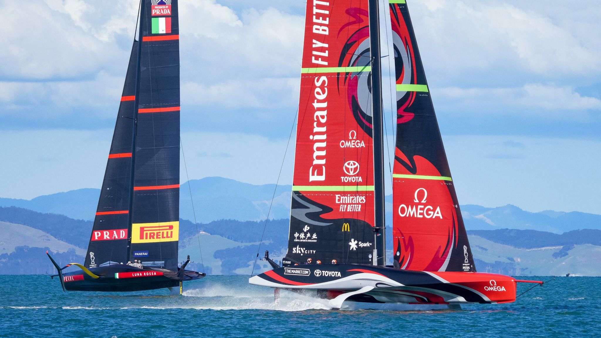 36th America's Cup: Emirates Team New Zealand and Luna Rossa Prada