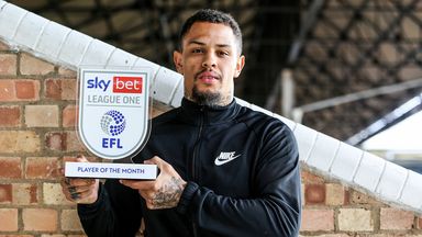 Jonson Clarke-Harris was named Sky Bet League One Player of the Month for February.