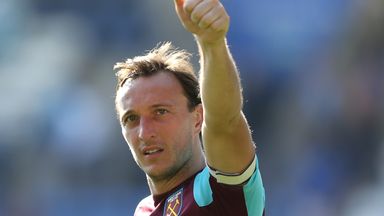 Image of West Ham captain Mark Noble has made over 500 appearances for the club