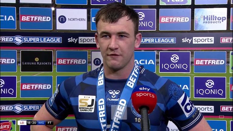 Man of the match Harry Smith said Wigan had to change things up after their lacklustre start