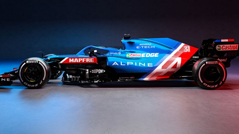 Alpine F1 reveal blue car for 2021 debut as rebranded ...