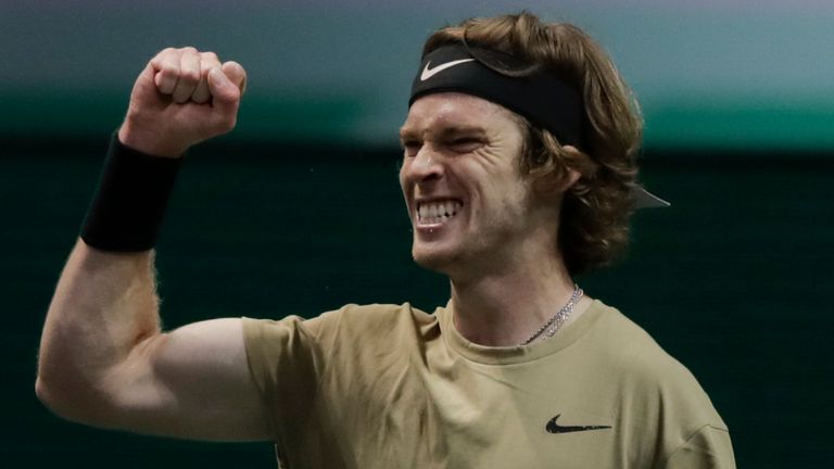 Russia's Andrey Rublev (AP Photo/Peter Dejong)