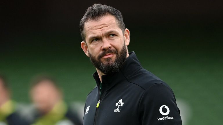 Ireland head coach Andy Farrell could potentially hand eight players a first cap this weekend