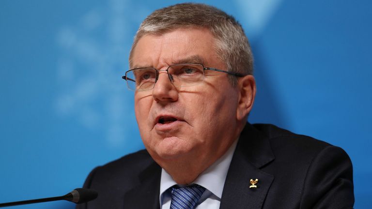 Current IOC president Thomas Bach led the tributes to Rogge on Sunday