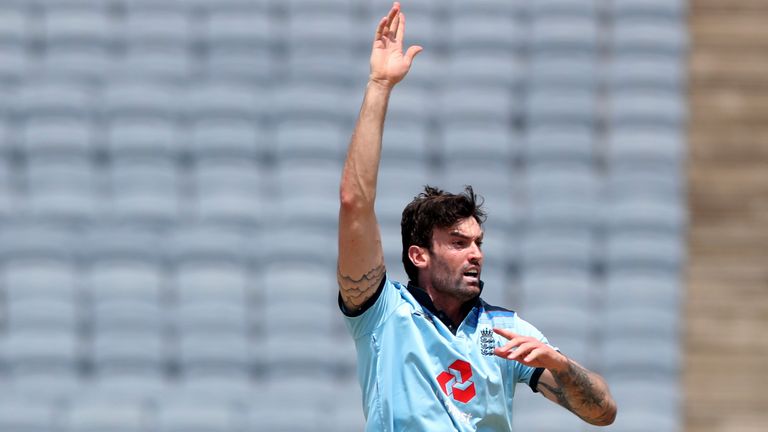 England seamer Reece Topley featured in both the second and third matches of the ODI series against India