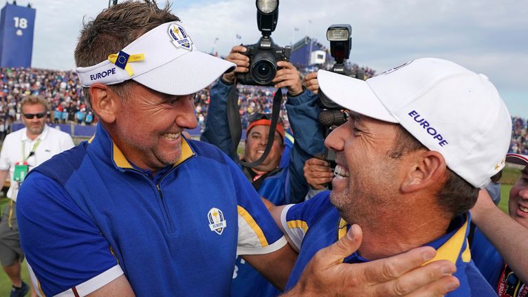 Ian Poulter and Sergio Garcia both featured in Europe's 2018 victory 