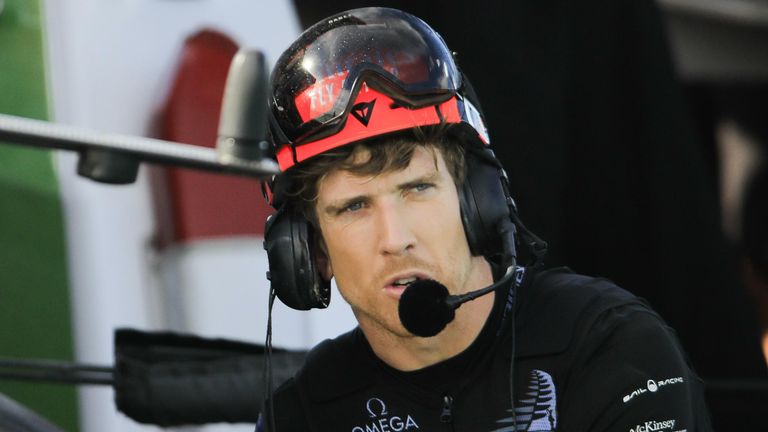 Emirates Team New Zealand's helmsman didn't allow himself to get too carried away with their victories (Image Credit - ACE | Studio Borlenghi)