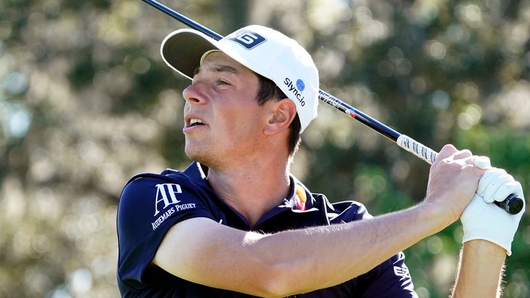 Hovland realised he had moved his ball marker in the wrong direction